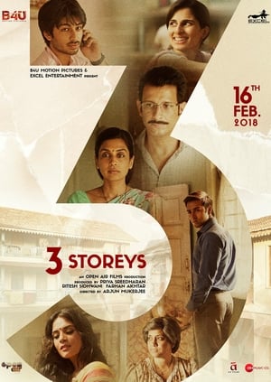 3 Storeys 2018 Movie pDVDRip Download 300MB Movie Poster