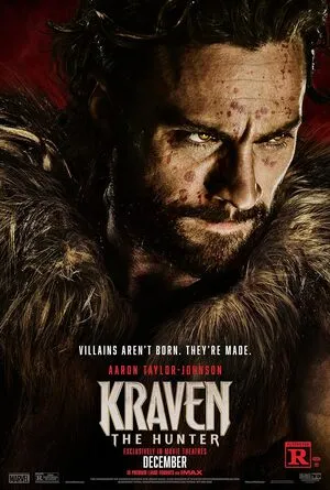 Kraven the Hunter 2024 Hindi Dual Audio Movie Poster