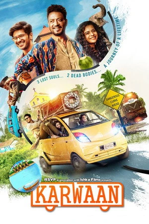 Karwaan 2018 Hindi Dual Audio Movie Poster