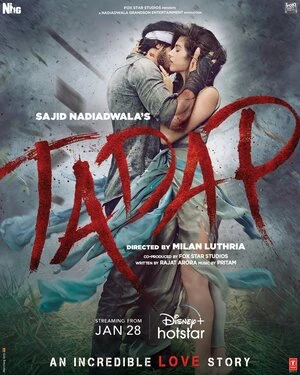 Tadap 2021 Hindi Audio Movie Poster